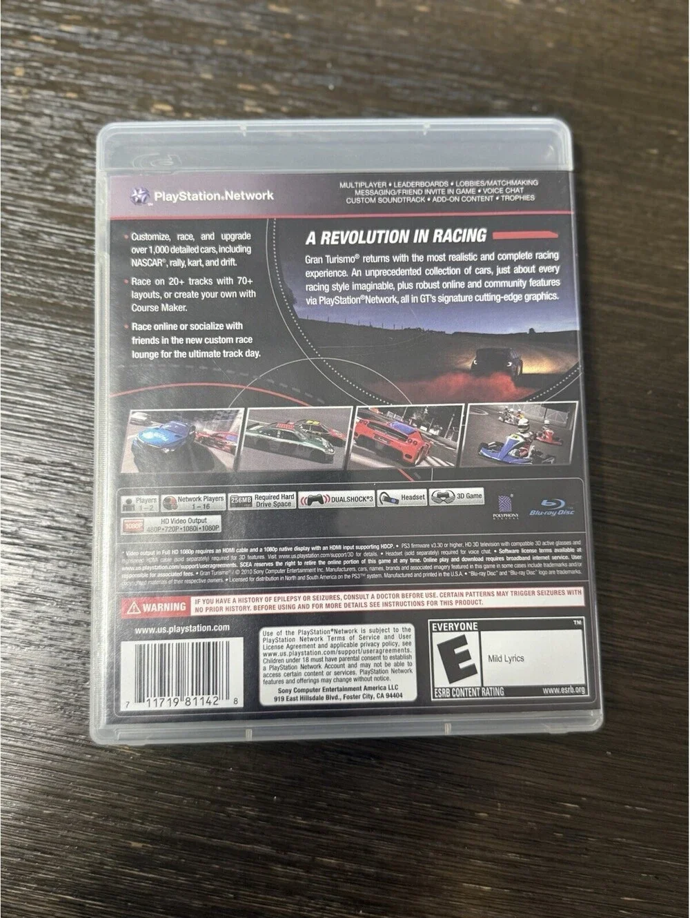 Gran Turismo 5 GT5 Sony PlayStation 3 PS3 Game Complete CIB Manual